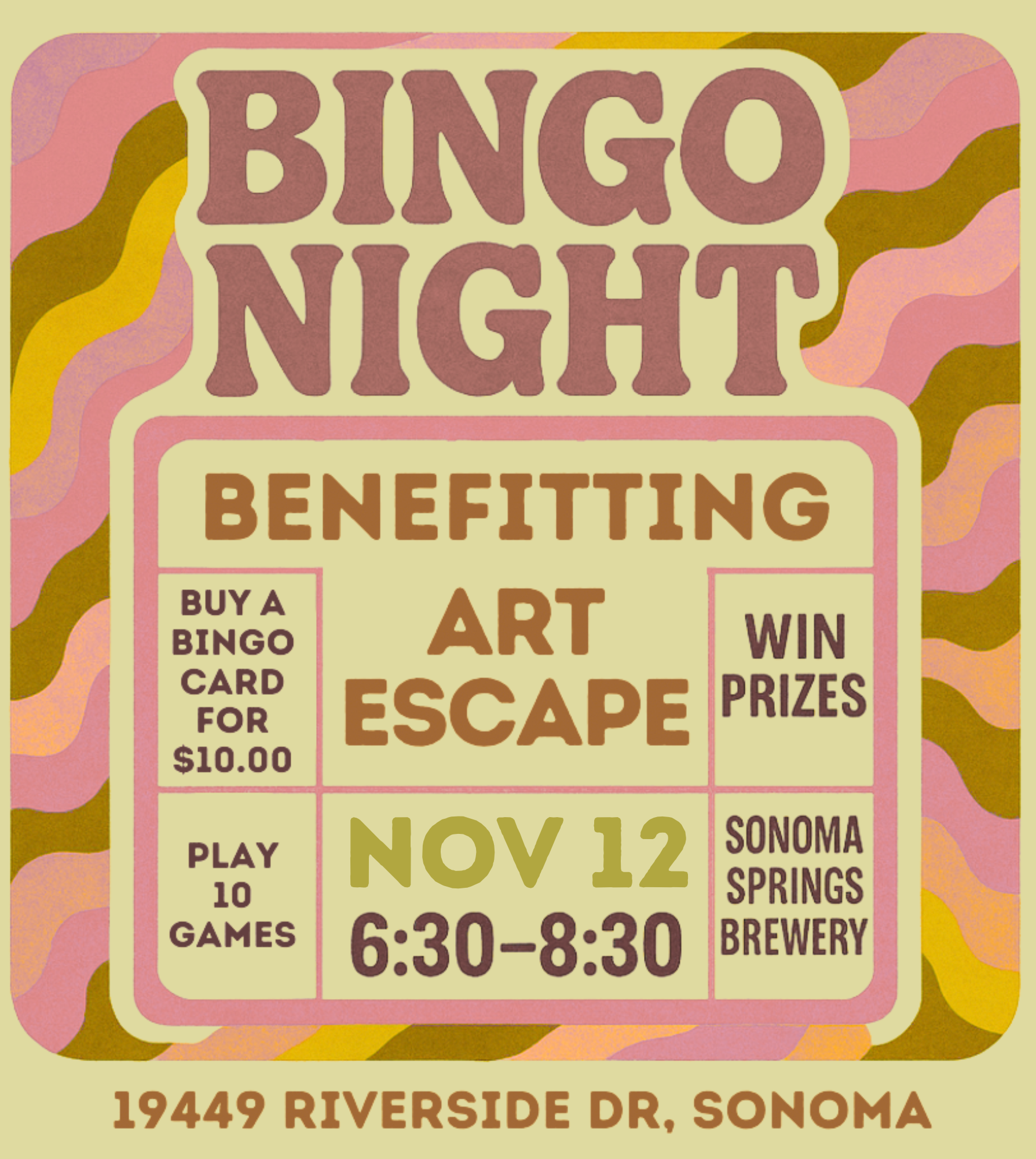 Bingo night Nov 12